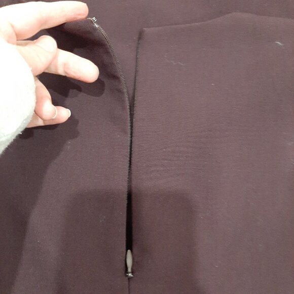 Theory high cut minimalist fall wool dress - Picture 6 of 12